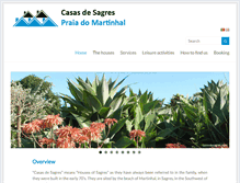 Tablet Screenshot of casasdesagres.com